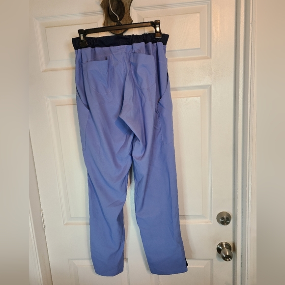 Spread Good Cheer Woman's Scrub Drawstring Pants, Size: Medium Color: Bl… - Picture 12 of 16